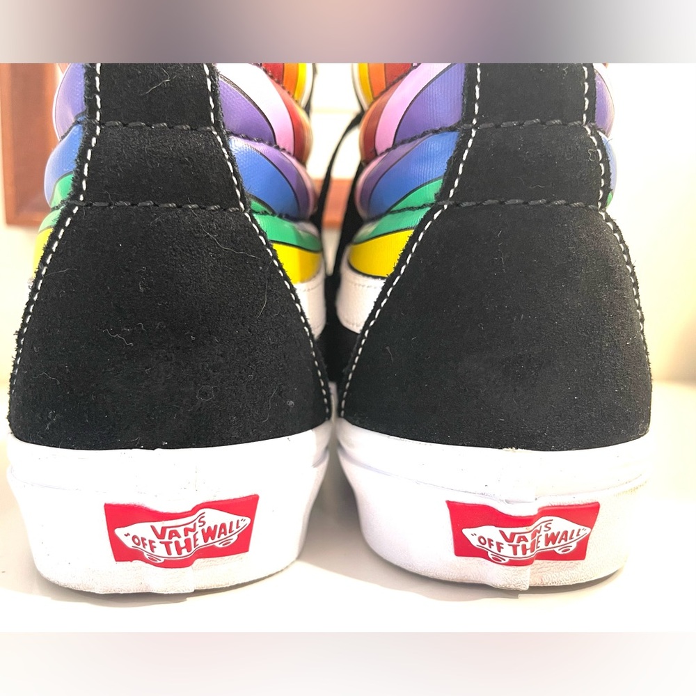 Vans Colorful High-Top Skate Sneakers - Picture 5 of 15